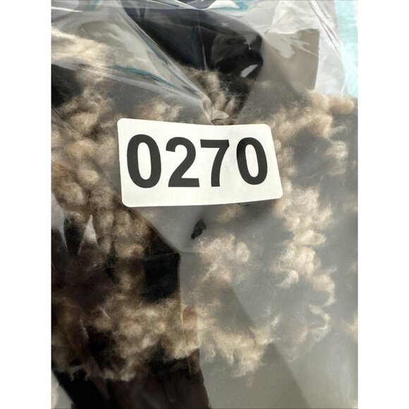 Veronica Beard Women's S Anita Fleece Faux Fur Jacket Brown Animal Crop - Picture 15 of 16